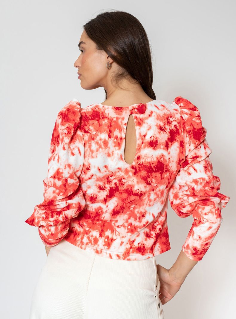 Polera Abril Tiedye Coral Natalia Seguel-4