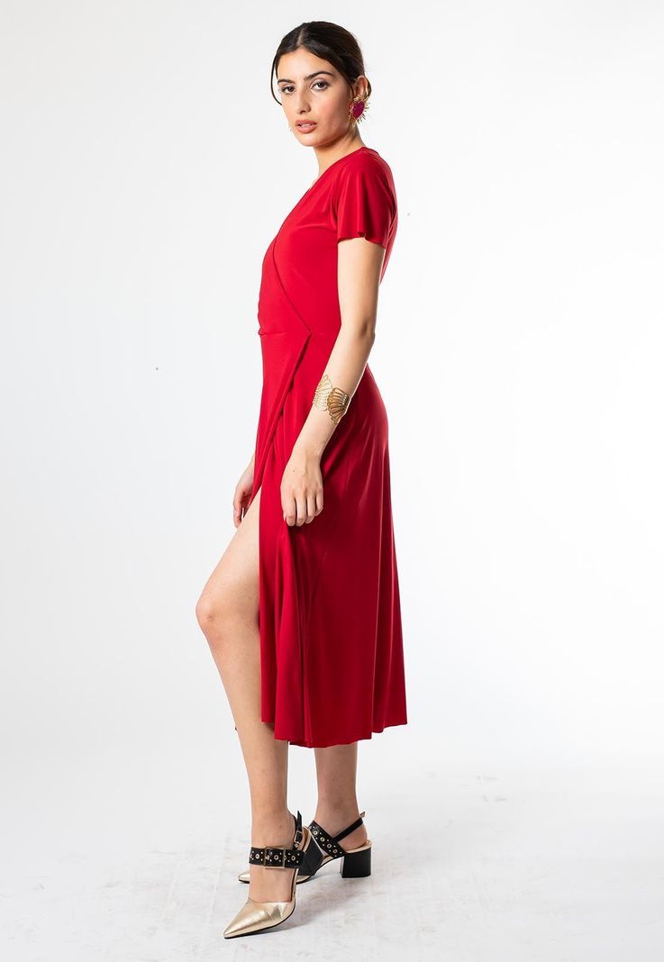 Vestido Coni Rojo Italiano-0