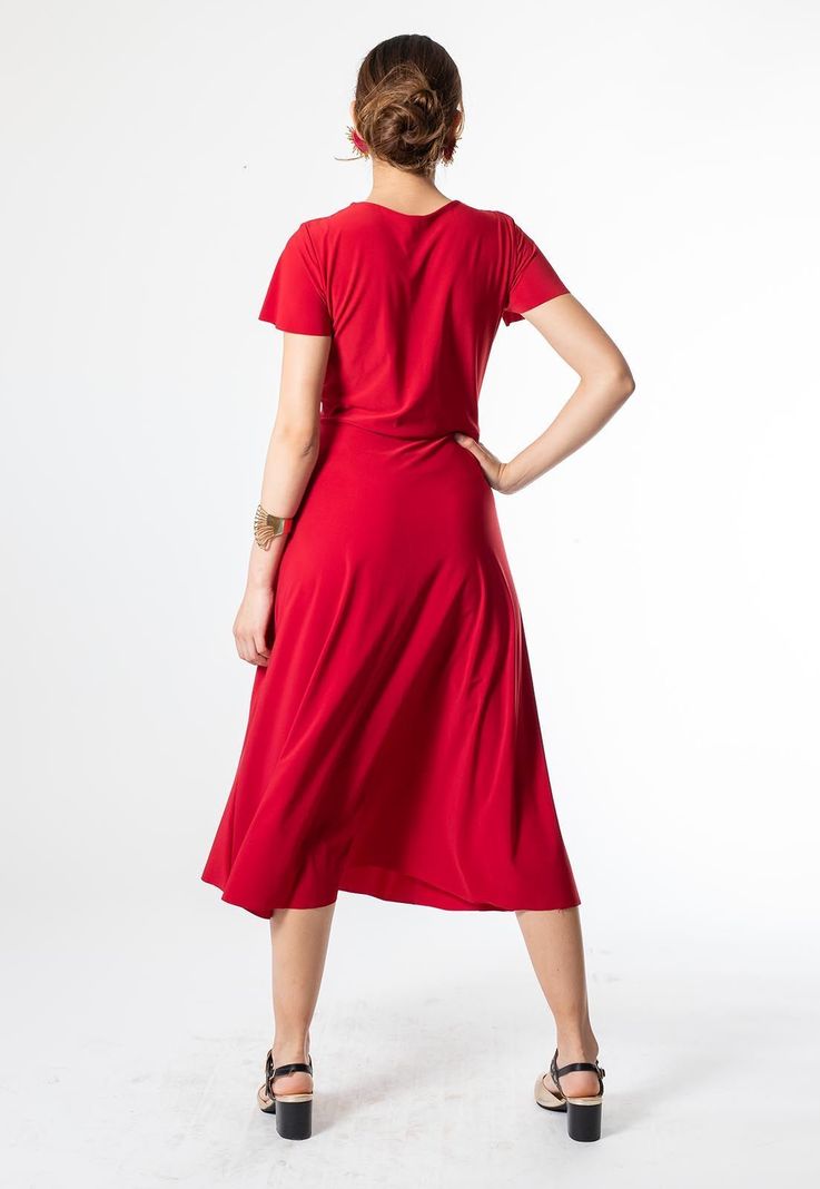 Vestido Coni Rojo Italiano-4