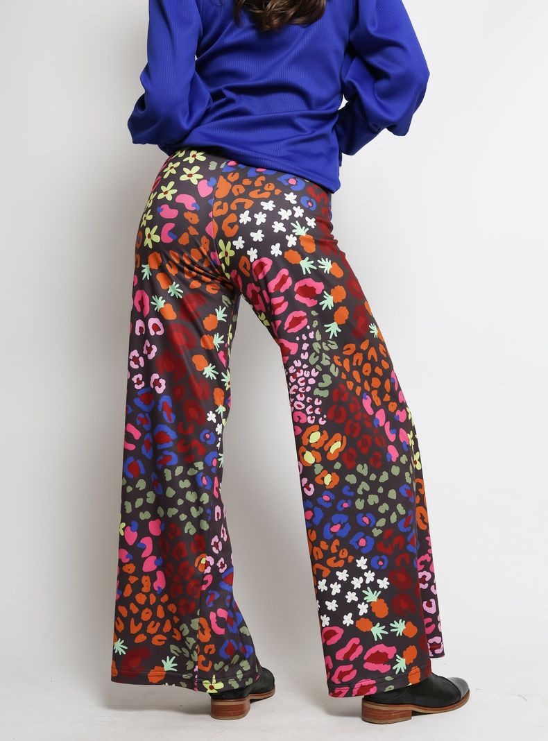 Palazzo Animal Print Cafe Colores Natalia Seguel-6
