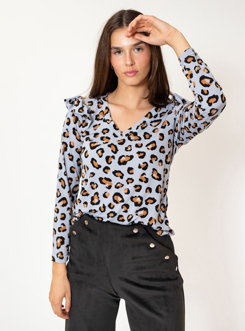 Polera Tami Animalprint Natalia Seguel-0