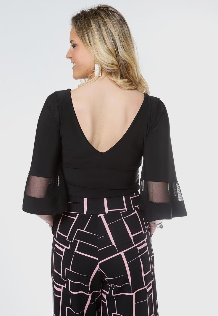 Crop Top Magdalena Malla Negro-2