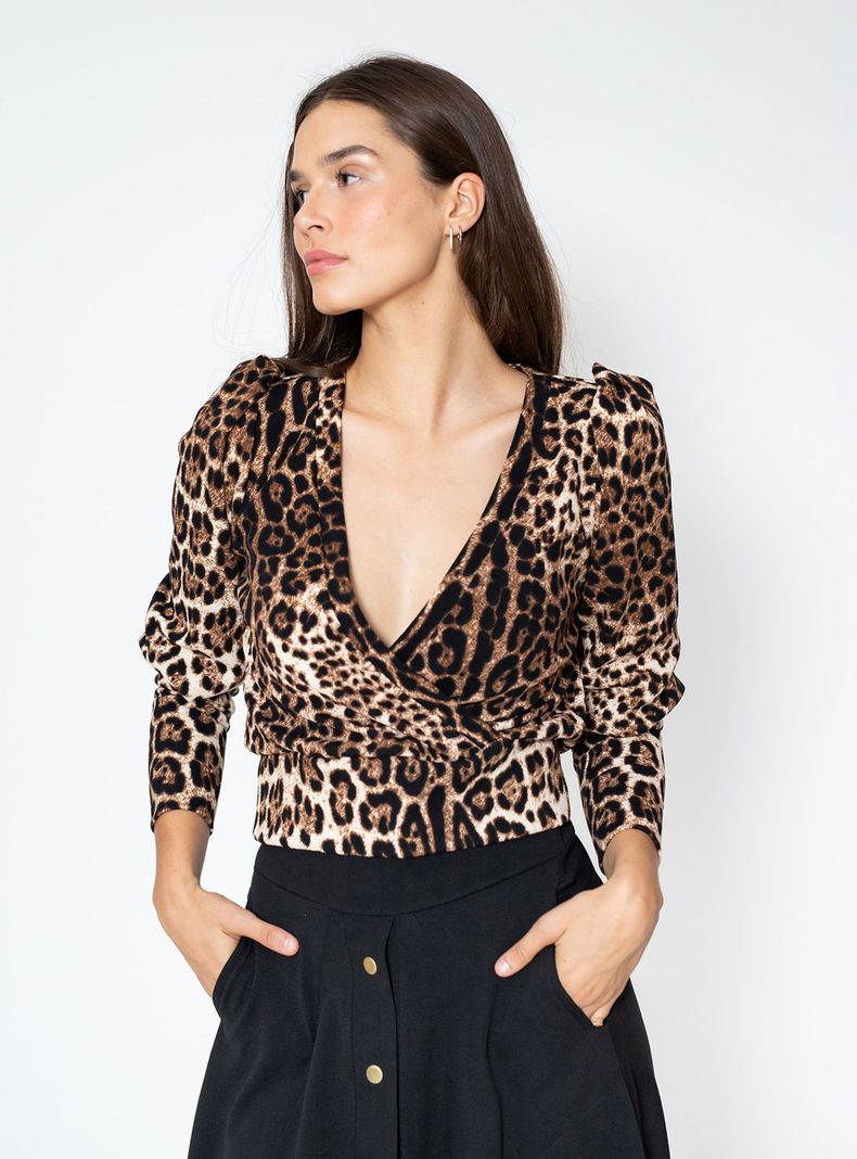 Polera Trini Animalprint Natalia Seguel-0