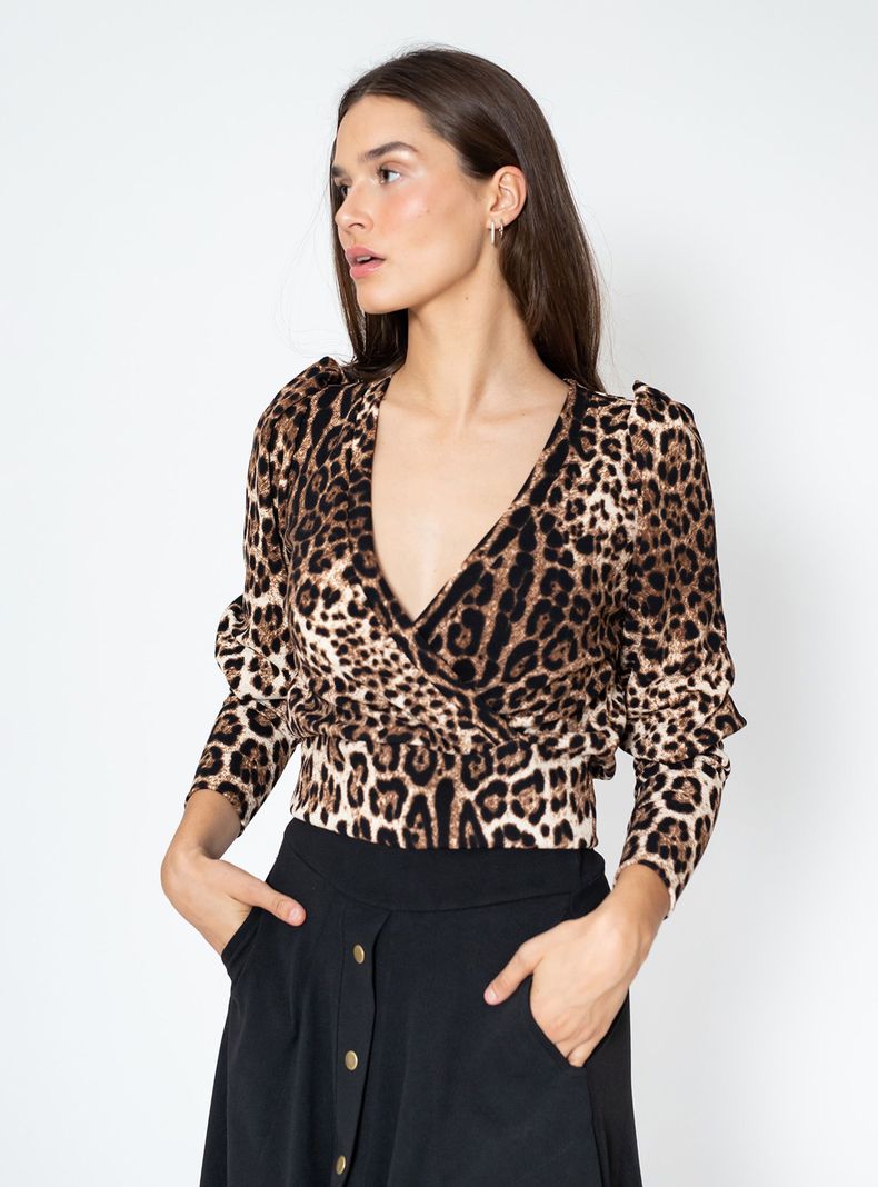 Polera Trini Animalprint Natalia Seguel-3