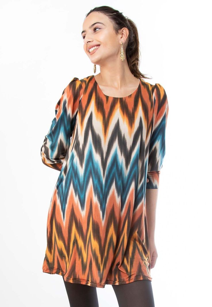 Vestido Isabel Zig Zag-1