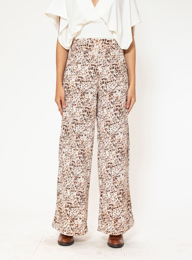 Palazzo Rebeca Beige Manchas Natalia Seguel-0
