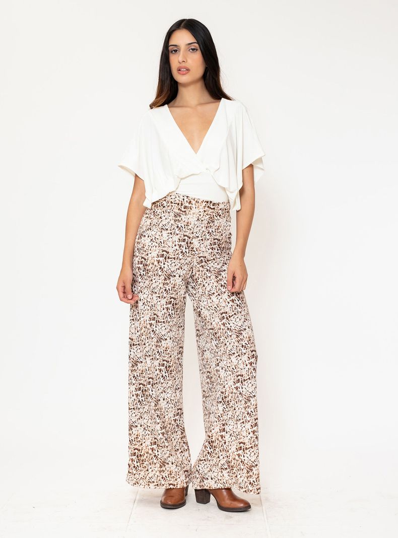 Palazzo Rebeca Beige Manchas Natalia Seguel-2