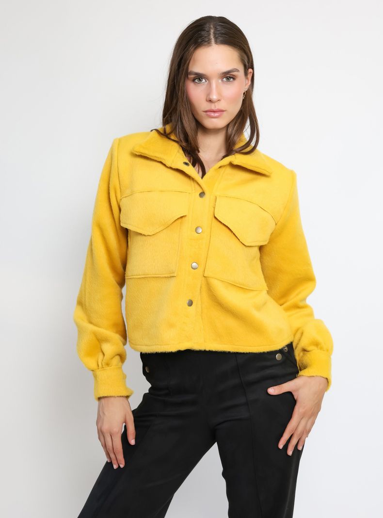 Chaqueta Antonia Amarillo Natalia Seguel-0
