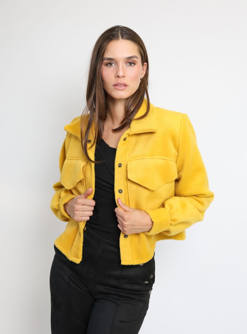 Chaqueta Antonia Amarillo Natalia Seguel-3