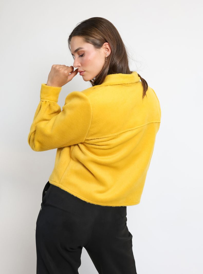 Chaqueta Antonia Amarillo Natalia Seguel-4