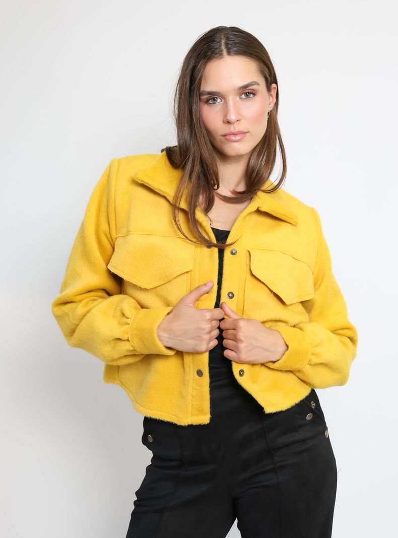 Chaqueta Antonia Amarillo Natalia Seguel-7