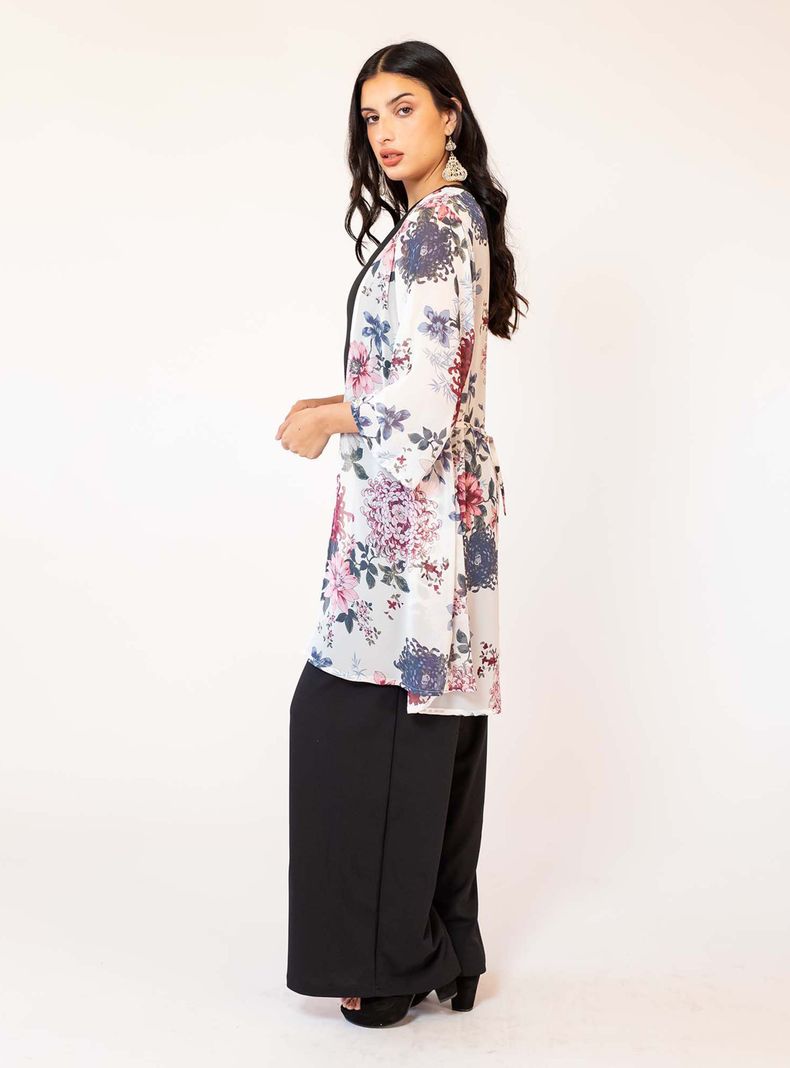Kimono Blanco Flores Natalia Seguel-0