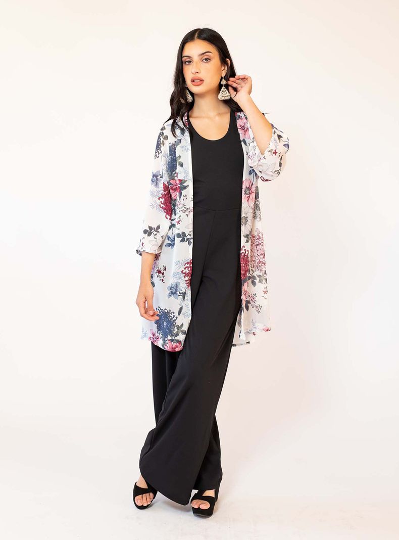 Kimono Blanco Flores Natalia Seguel-1
