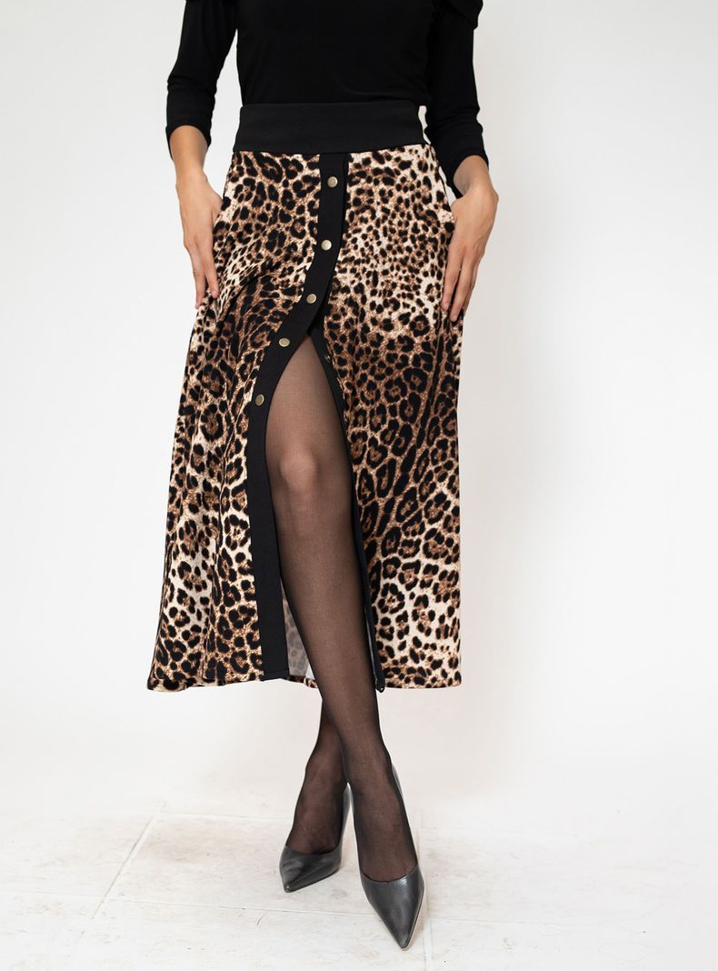 Falda Roma Animalprint Natalia Seguel-1