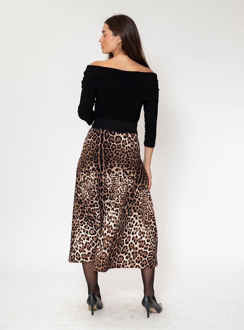 Falda Roma Animalprint Natalia Seguel-3