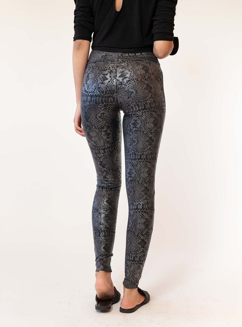 Calza Animal Print Grafito Natalia Seguel-2