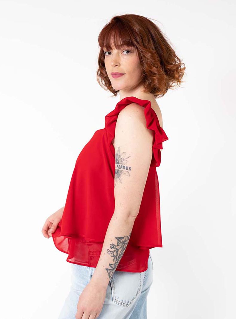 Blusa Noah Rojo Natalia Seguel-5