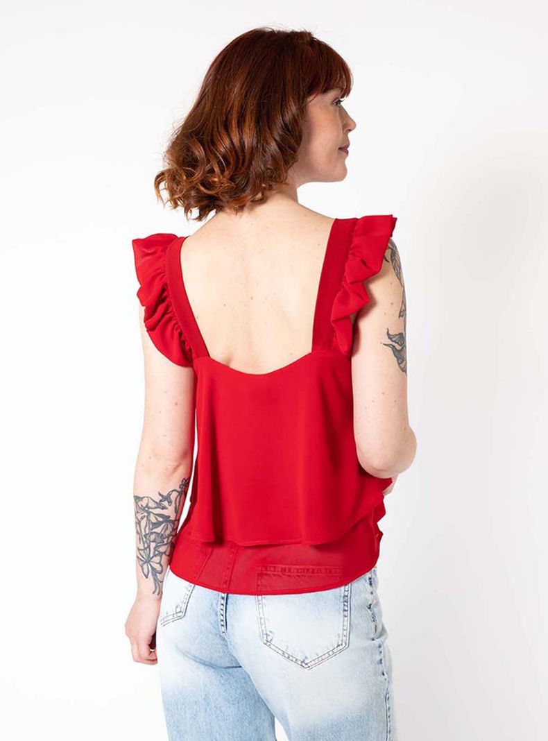 Blusa Noah Rojo Natalia Seguel-1