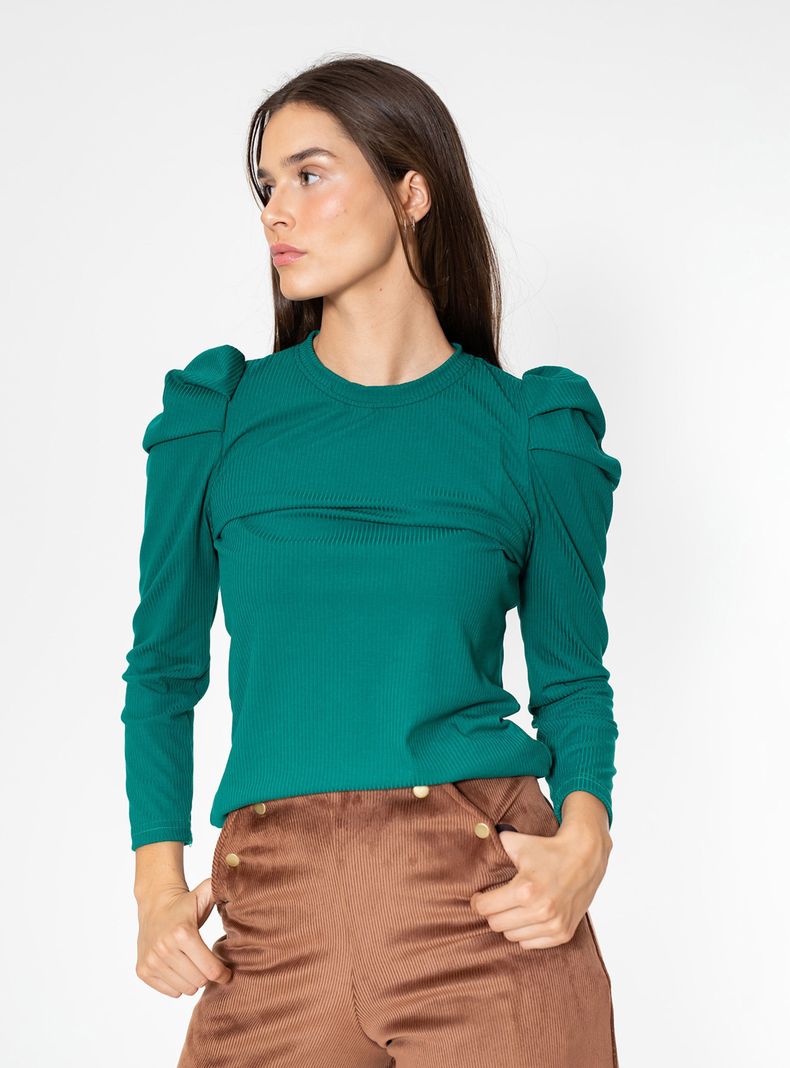 Polera Kat Verde Natalia Seguel-0
