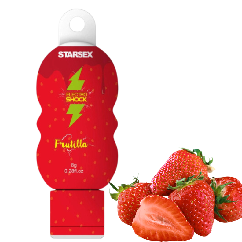 Gel Excitante Frutilla Con Efecto De Vibración Sexshop-1