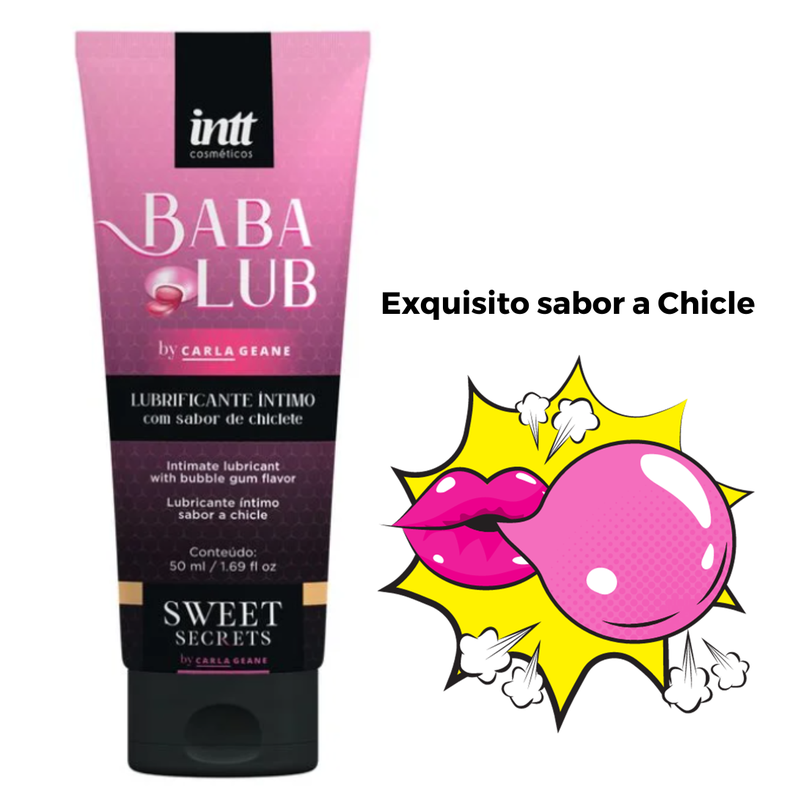 Gel Lubricante Sabor Y Aroma Chicle Babalub Sexshop -1
