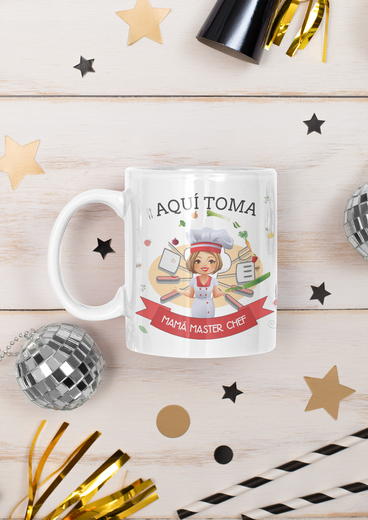 TAZA DÍA DE LAS MADRES MAMÁ MASTER CHEF-0