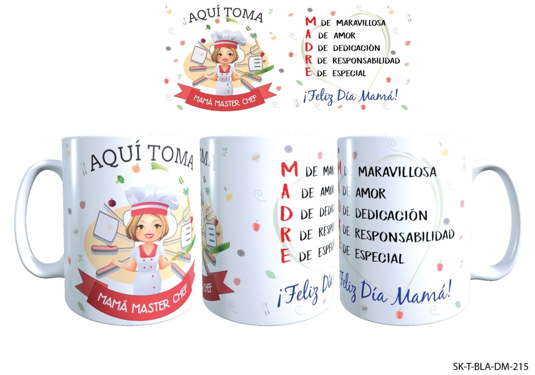 TAZA DÍA DE LAS MADRES MAMÁ MASTER CHEF-1