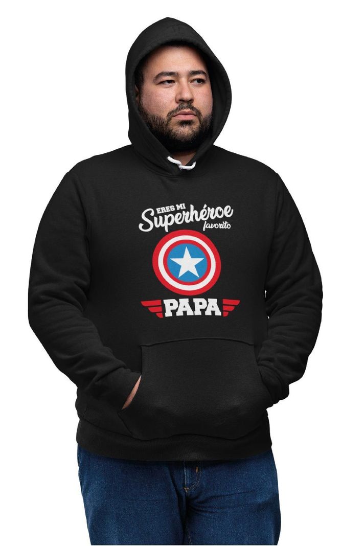 POLERON DE HOMBRE DÍA DEL PADRE SUPERHEROE-0