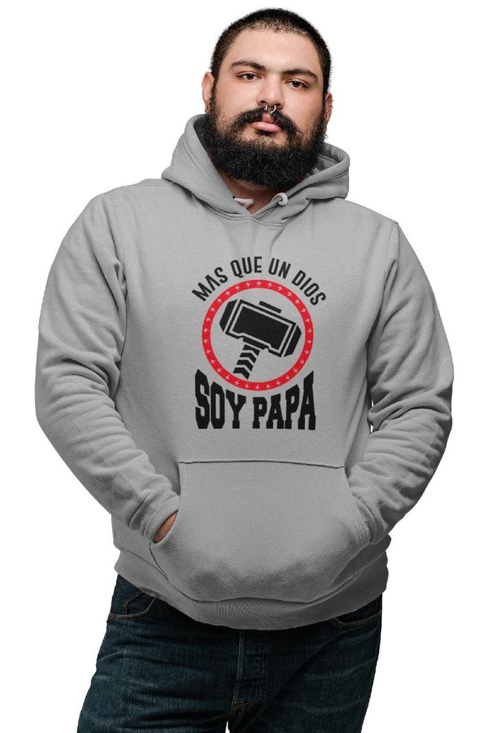 POLERON DE HOMBRE DÍA DEL PADRE MÁS QUE UN DIOS-0