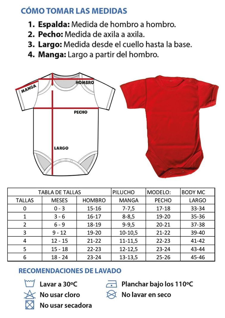 Pilucho/Body de Bebe Manga Corta Modelo 8vo Mes-1