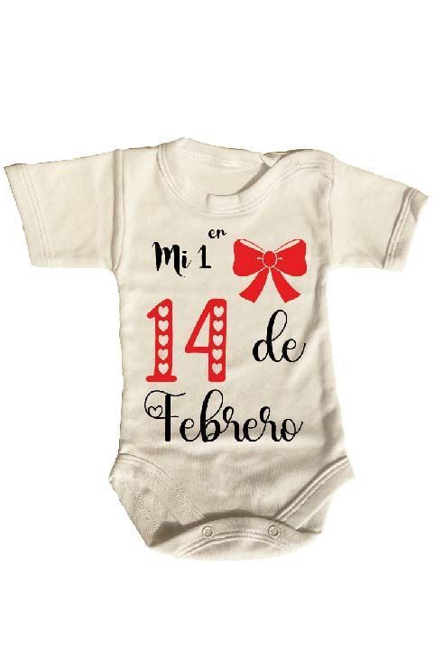 PILUCHOS BODY DE BEBE SAN VALENTÍN DÍA DE LOS ENAMORADOS  14 DE FEBRERO-1