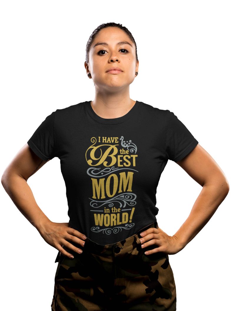 POLERA DÍA DE LAS MADRES - LA MEJOR MAMÁ DEL MUNDO-0