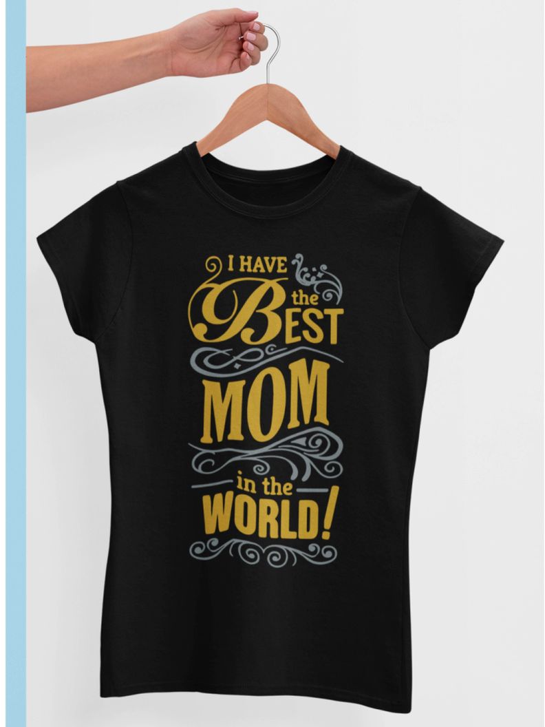 POLERA DÍA DE LAS MADRES - LA MEJOR MAMÁ DEL MUNDO-1