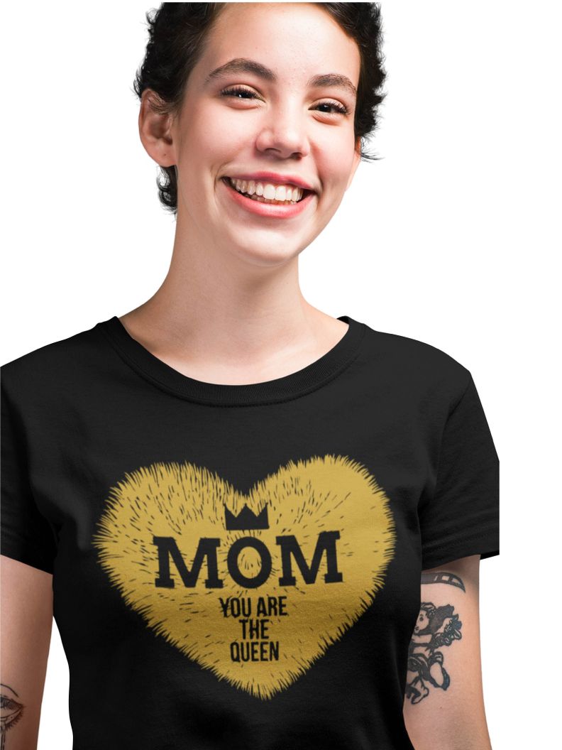 POLERA DÍA DE LAS MADRES - CORAZÓN TEXTURIZADO-0