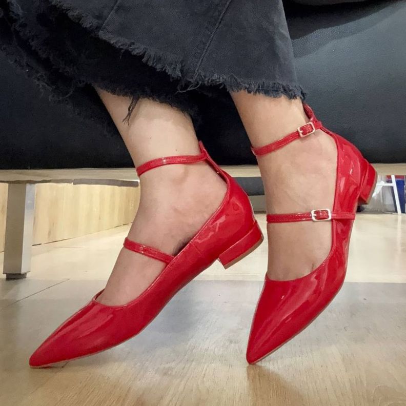 Ballerinas Rojas Mujer-5