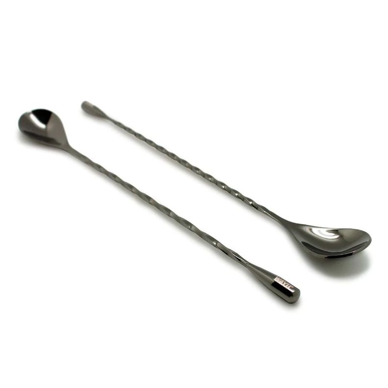 Set 2 Cucharas Wayu Barra Coctail Cocteleria Aperitivo Bar
