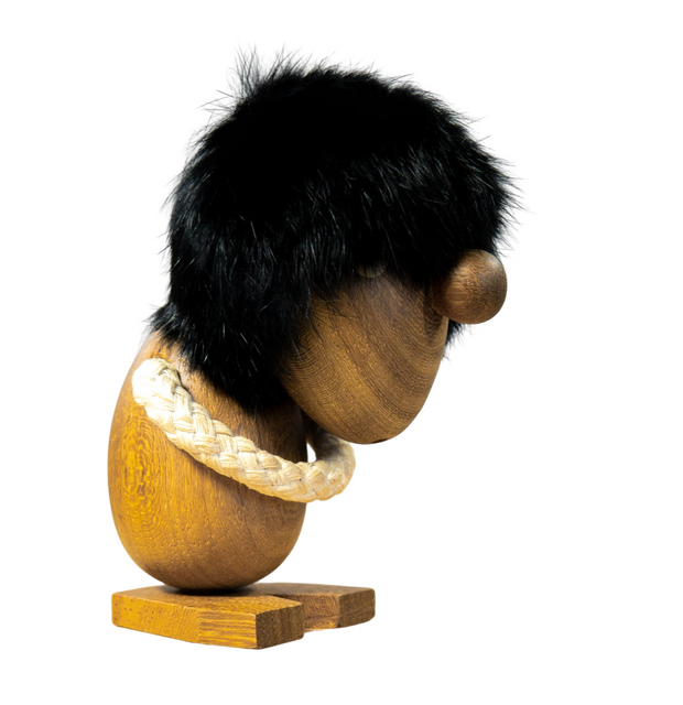 Juguete de madera Hairy Black-1