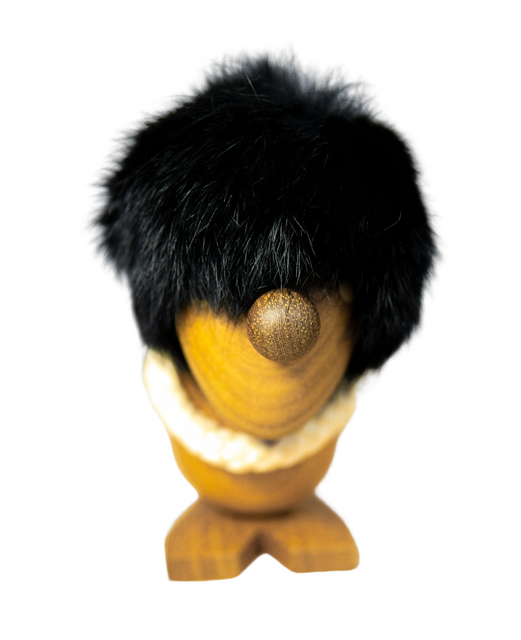 Juguete de madera Hairy Black-0