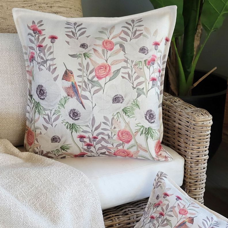 FUNDA COJÍN MARISA ANÉMONE BLANCA 45X45-1