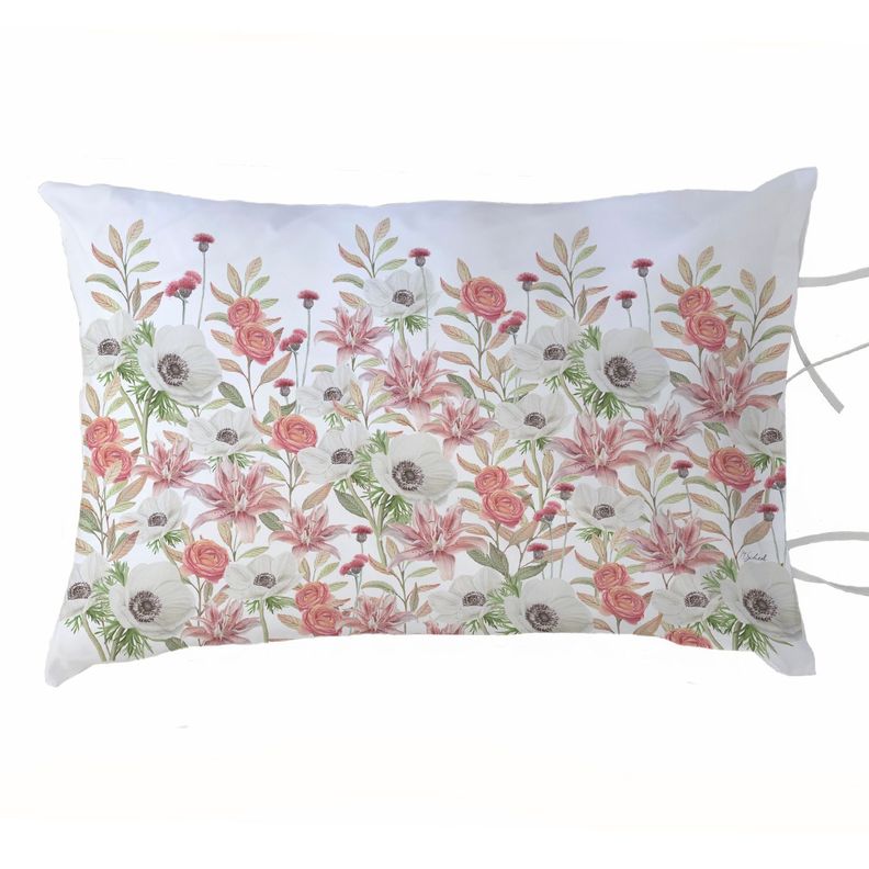 FUNDA ALMOHADA ANÉMONE BLANCA 50X70-0