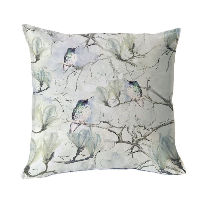 FUNDA COJIN ALGODON MAGNOLIO PICAFLOR 45X45 Diseno 1