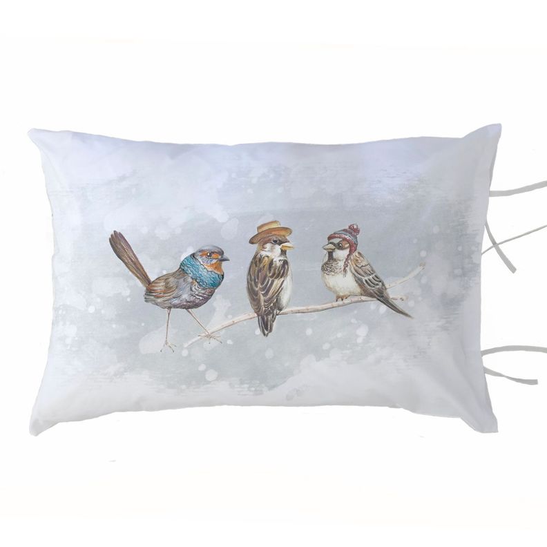 FUNDA ALMOHADA PAJARITOS AMIGOS 50X70-0