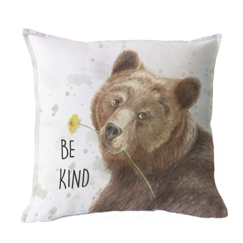 FUNDA COJIN ALGODON OSO AMABLE 45X45 Diseno 1