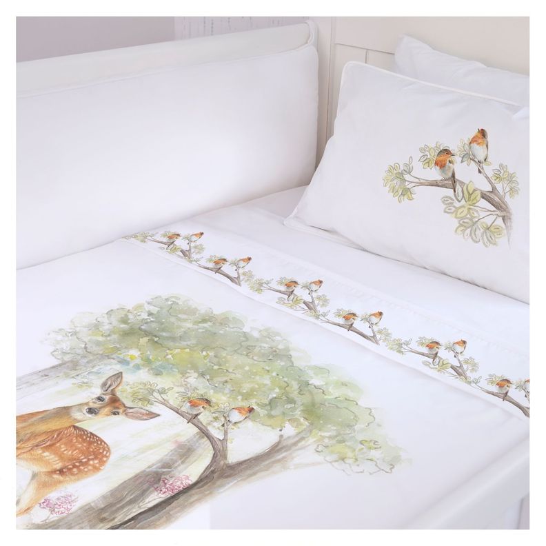 CUBREPLUMON MOISES  BAMBI EN EL BOSQUE Diseno 1