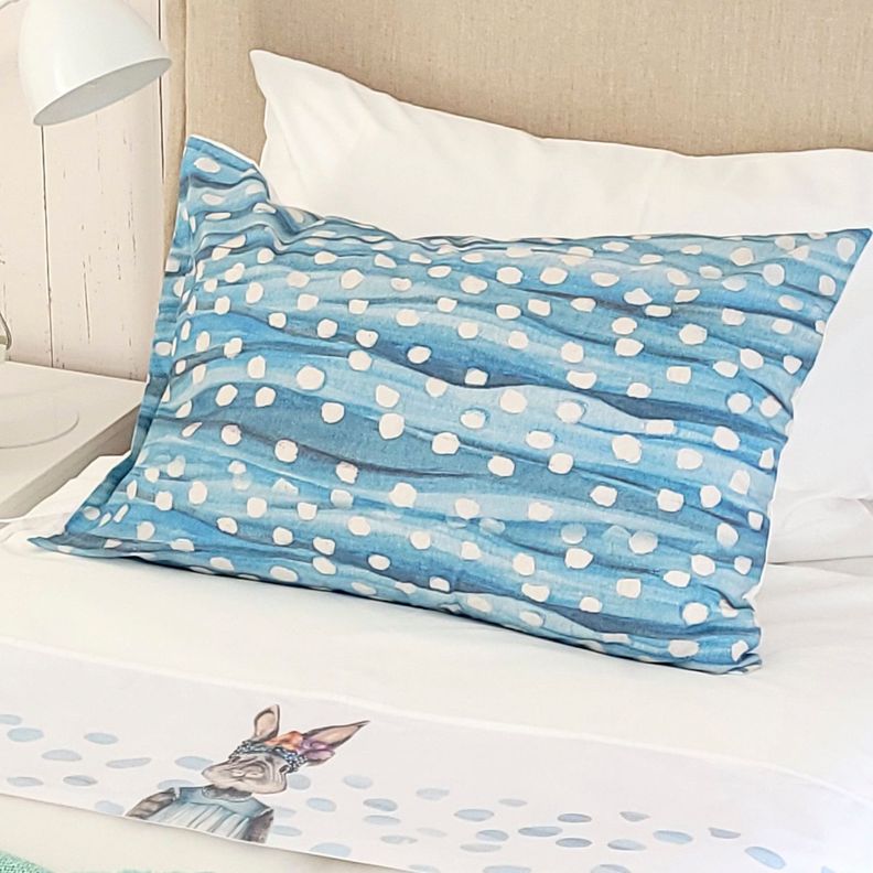 FUNDA ALMOHADA PUNTOS CONEJA 50X70-1