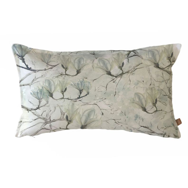FUNDA COJÍN ALGODÓN MAGNOLIO BLANCO 50X30-0