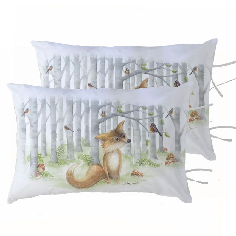PACK 2 FUNDAS ALMOHADA ZORRITO 50X70-0