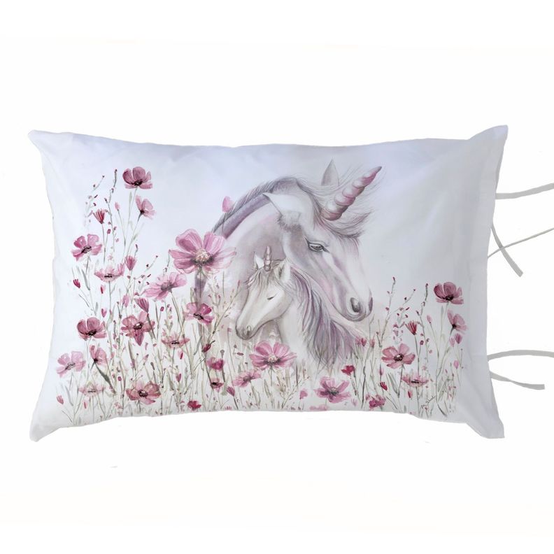 FUNDA ALMOHADA UNICORNIO 50X70-0