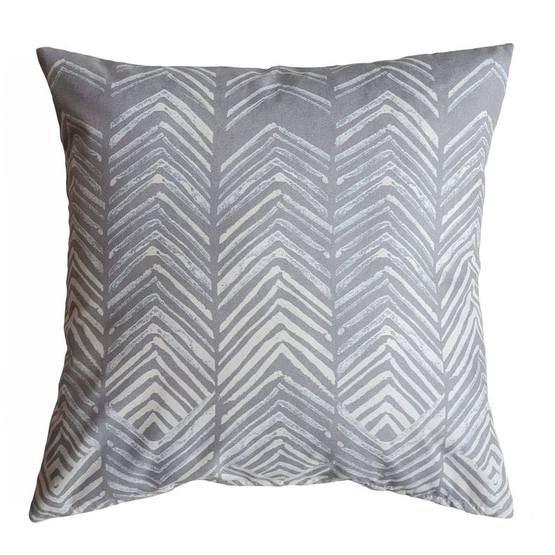 FUNDA COJIN GAMUZA ESPIGAS GRISES 45X45 Diseno 1