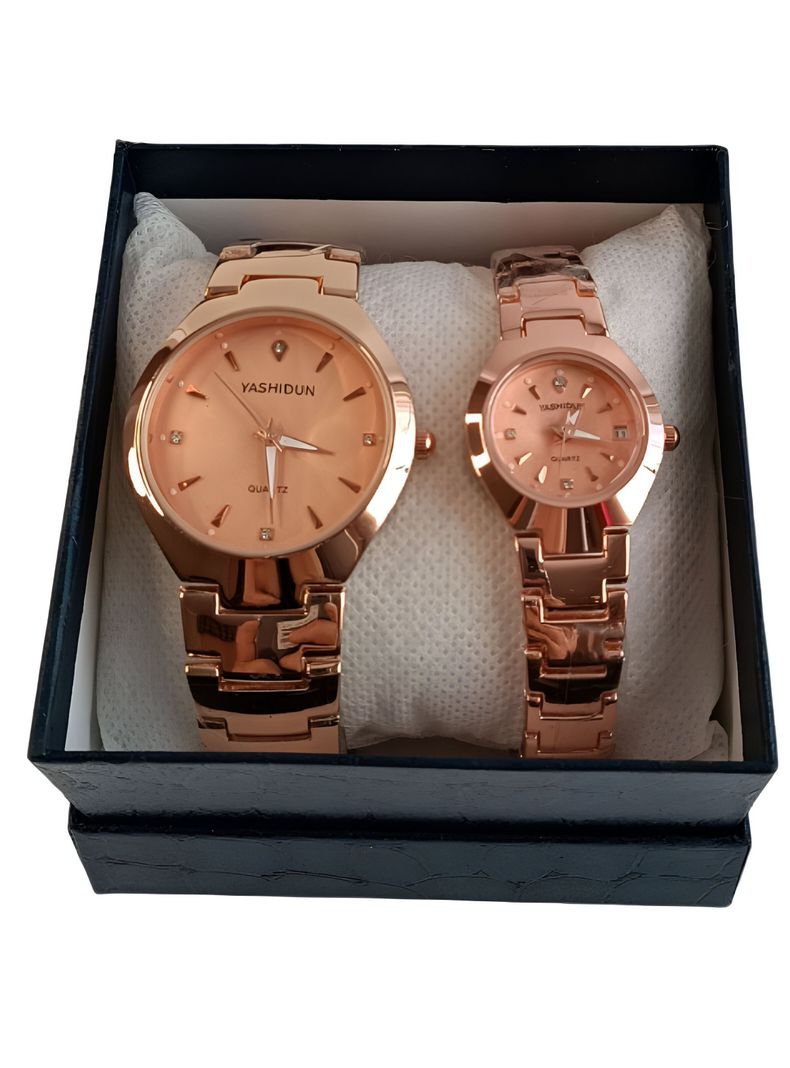 Relojes en set para él y ella + brazalete de regalo-2